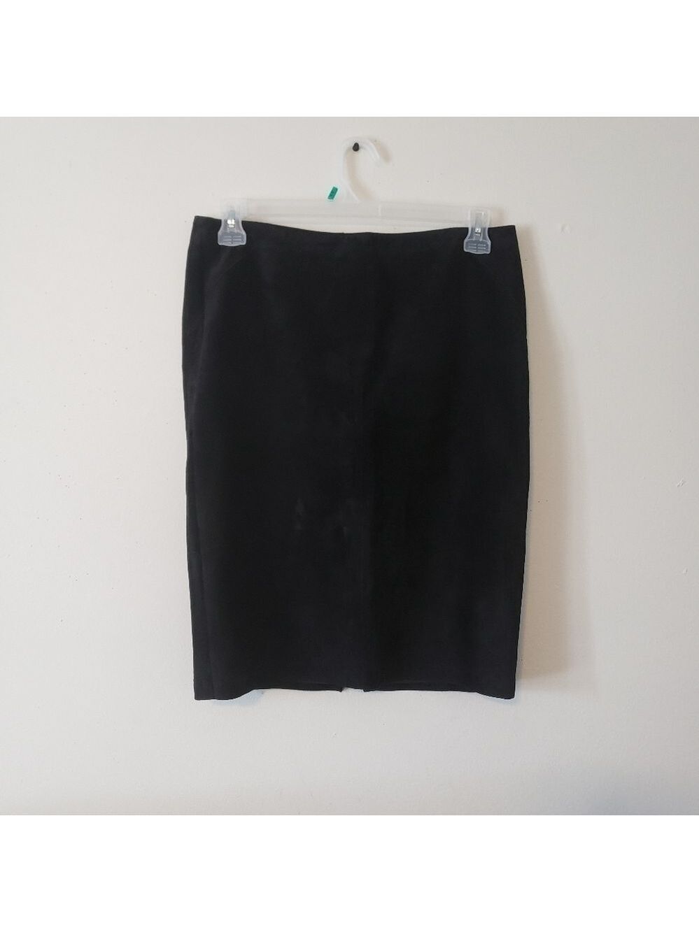 Vtg Danier Suede Leather Pencil Skirt